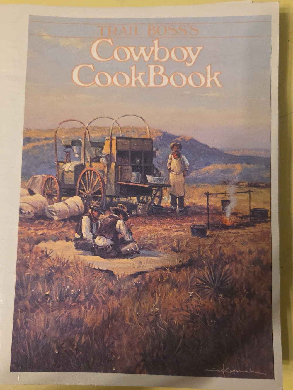 1985 Trail Boss's Cowboy Cookbook SRM Society for Range Management
